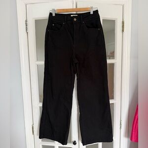 Sezane Le Crop Black - Size 8